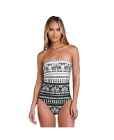 Sunshine 79 Women's One Piece Swimsuit Ivory Coast Bandeau