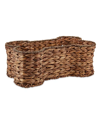 Bone Dry Hyacinth Shape Pet Storage Basket