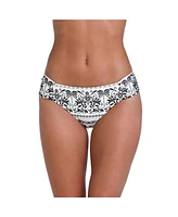 Sunshine 79 Women's Bottoms Swim Ivory Coast Shirred Side Hipster