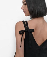 Dkny Women's Linen Tie-Strap Tank Top