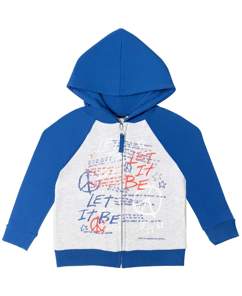 Lyrics by Lennon and McCartney Toddler Boys Zip Up Hoodie