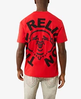 True Religion Men's Short Sleeve Buddha Face T-Shirt