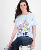 Love Tribe Juniors' Hello Kitty Balloons Graphic-Print Tee