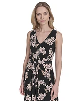 Tommy Hilfiger Women's Printed Sleeveless Midi Dress