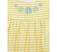 Little Me Baby Girls Daisies Rompers, Pack of 2