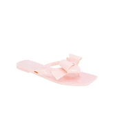 BCBGeneration Women's Lima Bow Jelly Flat Sandals