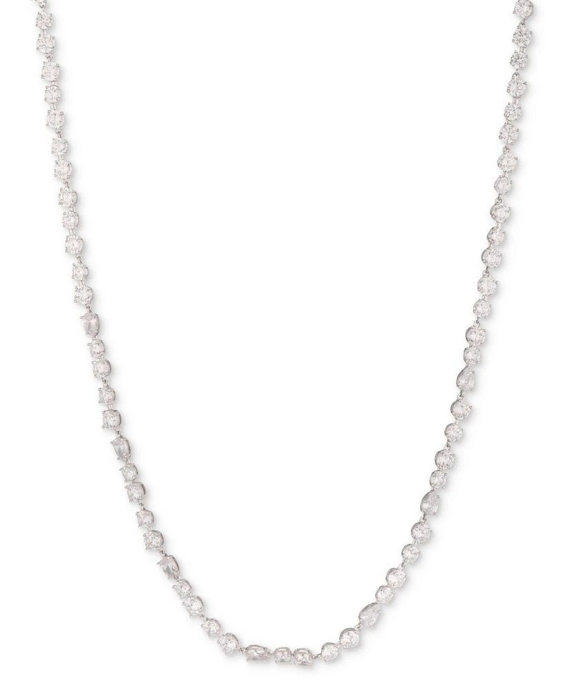 Givenchy Mixed Cubic Zirconia Collar Necklace, 16" + 3" extender