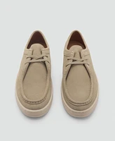 Mango Men's Suede Nautical Shoes