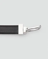 Mango Men's Reversible Pebble Leather Belt