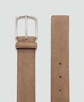 Mango Men's Suede Leather Belt