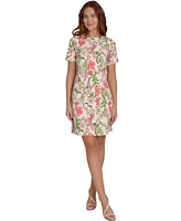 Tommy Hilfiger Women's Floral-Print Shift Dress