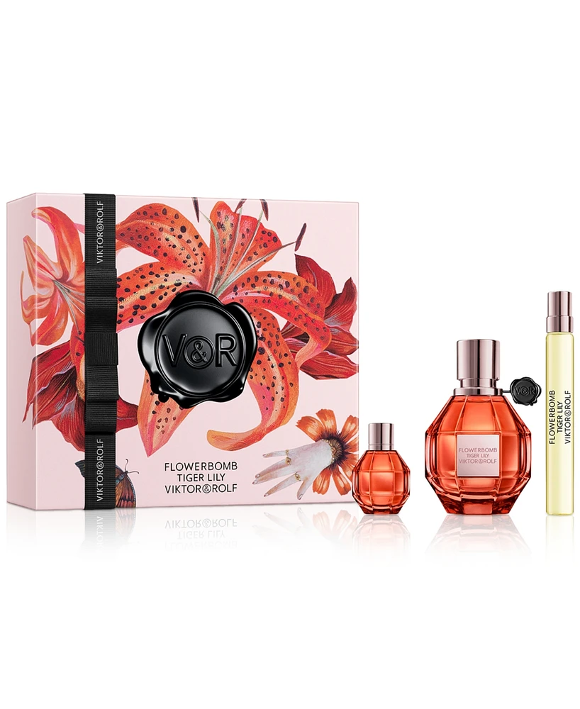 Viktor & Rolf 3-Pc. Flowerbomb Tiger Lily Eau de Parfum Gift Set