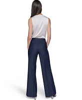Karl Lagerfeld Paris Women's Wide-Leg Sailor Pants