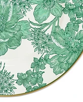 Mackenzie-Childs Emerald English Garden Dinner Plate