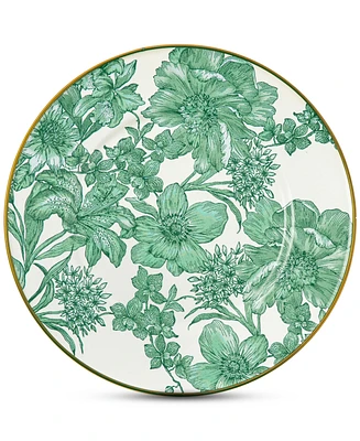 Mackenzie-Childs Emerald English Garden Salad/Dessert Plate