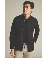 Charles Tyrwhitt Men's Collarless Stretch Washed Oxford