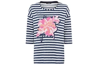 Olsen Women's Stripe and Placement Print T-Shirt