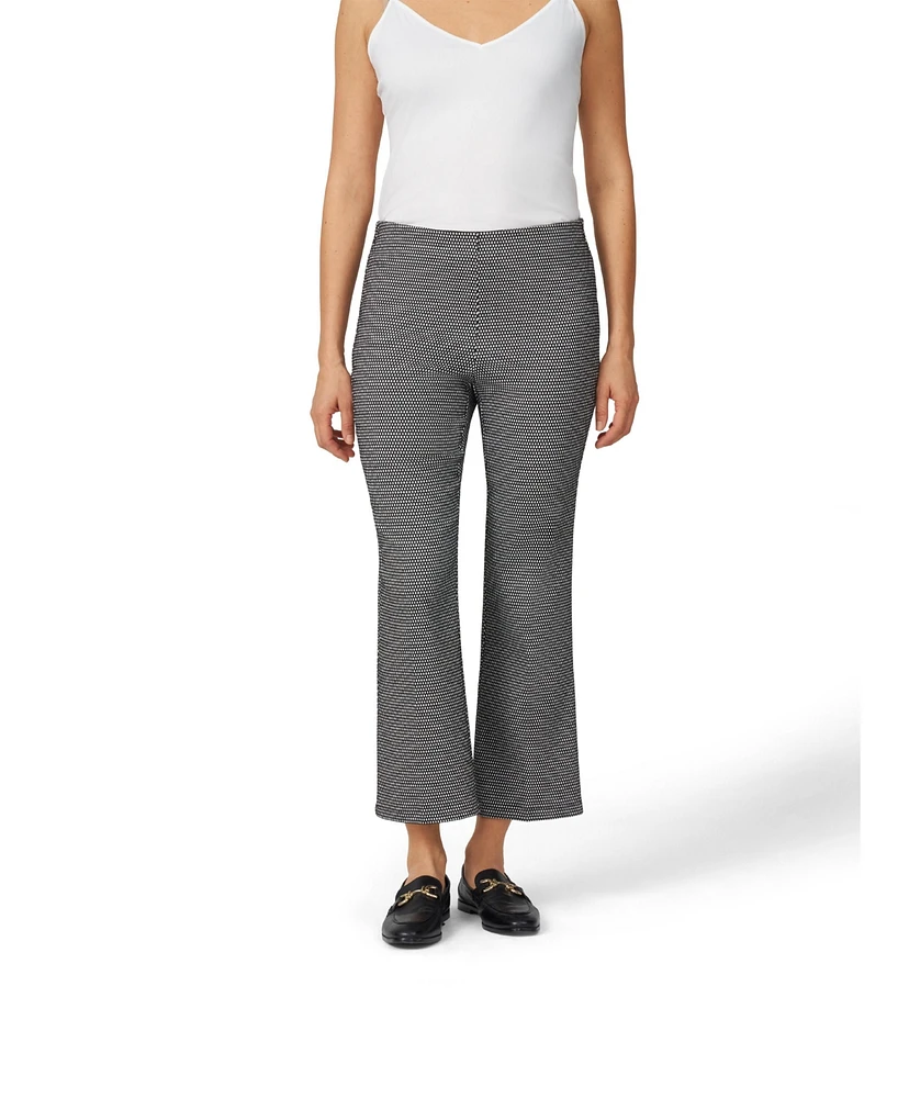 Cable & Gauge Women's Birdseye Knit Kick Flare Pant