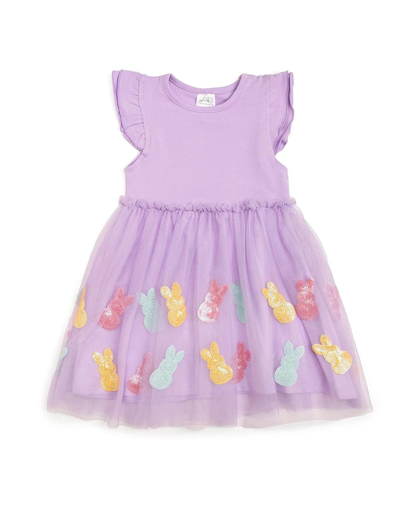 Sweet Wink Toddler Girls Easter Peeps Flutter Sleeve Tutu Dress