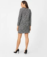 Cable & Gauge Women's Chain Detail Boucle Lady Jacket