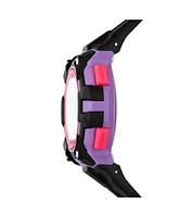 Skechers Women's Anoka Digital, Black Polycarbonate Watch