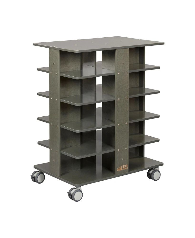 ECR4Kids 20-Compartment Mobile Storage Tower, 5x4