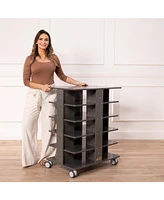 ECR4Kids 20-Compartment Mobile Storage Tower, 5x4