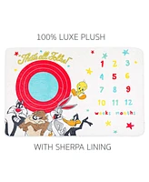 Looney Tunes Baby Boys Bodysuit and Monthly Milestone Blanket 4 Piece