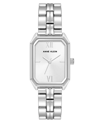 Anne Klein Women's Quartz Silver-Tone Octagonal Metal Alloy Bracelet Watch