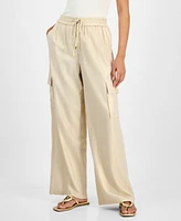 I.n.c. International Concepts Women's Drawstring Cargo Pants, Exclusively at Macy's