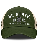 Fanatics Men's Olive Nc State Wolfpack Oht Military Appreciation Frontier Trucker Adjustable Hat