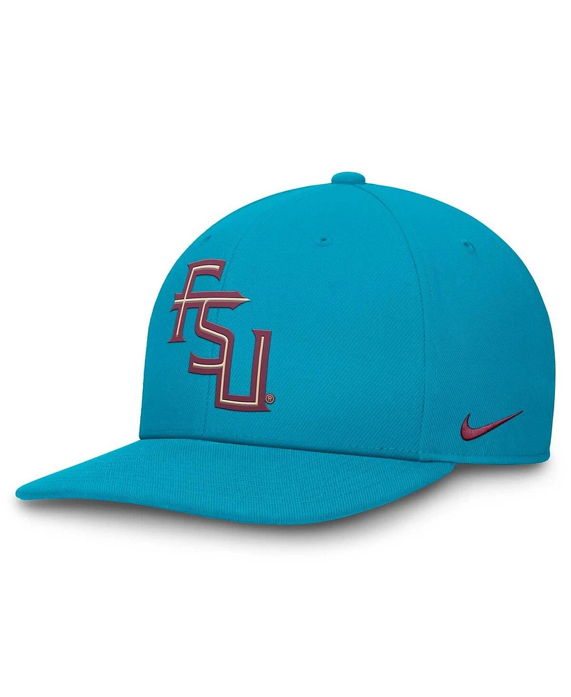 Nike Men's Turquoise Florida State Seminoles Pro Snapback Hat