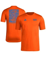 Adidas Men's Orange Fc Cincinnati Local Wrap T-Shirt