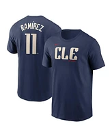 Nike Men's Jose Ramirez Navy Cleveland Guardians Fuse City Connect Name Number T-Shirt