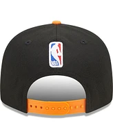 New Era Men's Black/Orange Phoenix Suns Jersey Hook Statement Edition 9FIFTY Snapback Hat