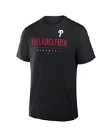 Fanatics Men's Black Philadelphia Phillies Color Pop Legacy Clubhouse T-Shirt