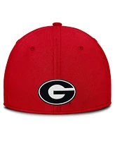 Nike Men's Red Georgia Bulldogs Local Swoosh Flex Hat