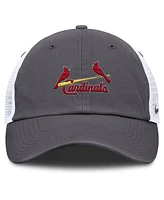 Nike Men's Gray St. Louis Cardinals Wordmark Club Adjustable Trucker Hat