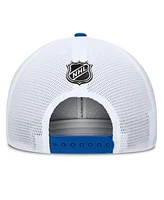 Fanatics Men's Royal/Gold Buffalo Sabres Authentic Pro A-Frame Rink Adjustable Hat