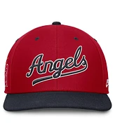 Nike Men's Red/Navy California Angels Cooperstown Collection Pro Performance Snapback Hat