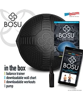 Bosu NexGen Home Fitness Exercise Gym Strength Flexibility Balance Trainer,Black