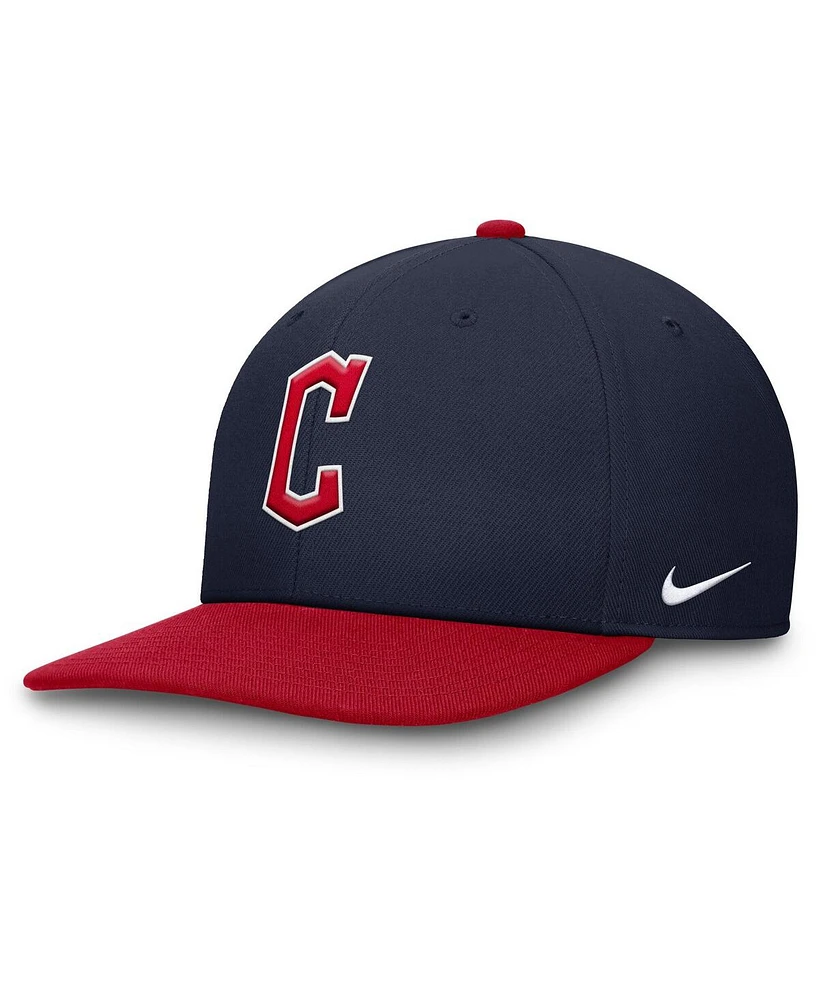 Nike Men's Navy/Red Cleveland Guardians Pro Performance Snapback Hat