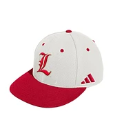 Adidas Men's Louisville Cardinals On-Field Fitted Baseball Hat