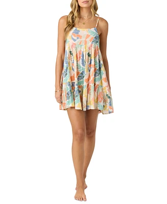 O'Neill Juniors' Saltwater Essentials Rilee Printed Cover-Up Dress