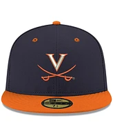 New Era Men's Navy Virginia Cavaliers 59FIFTY Fitted Hat