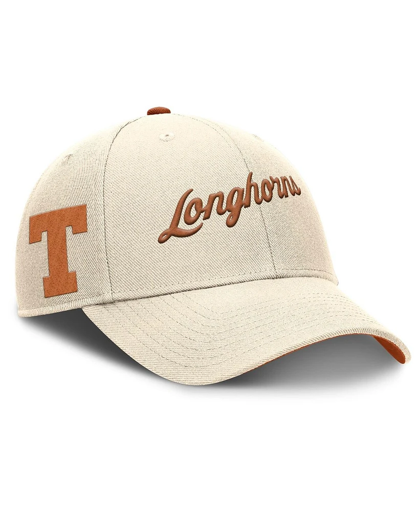 Nike Men's Natural Texas Longhorns Primetime Rise Adjustable Hat