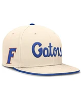 Nike Men's Natural Florida Gators Primetime True Performance Fitted Hat