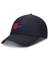 Nike Men's Navy Atlanta Braves Club Primetime Adjustable Hat