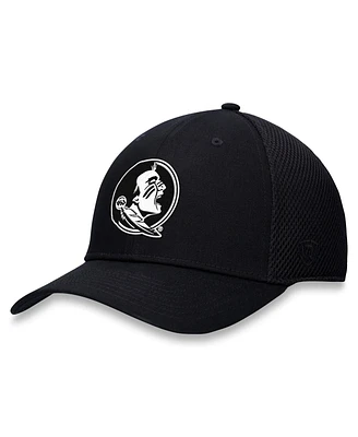 Top of the World Men's Black Florida State Seminoles Spacer Flex Hat