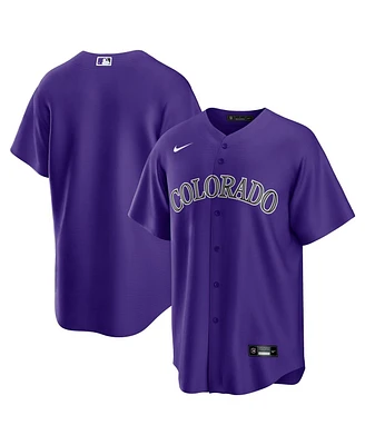 Nike Men's Purple Colorado Rockies Alternate Replica Team Jersey